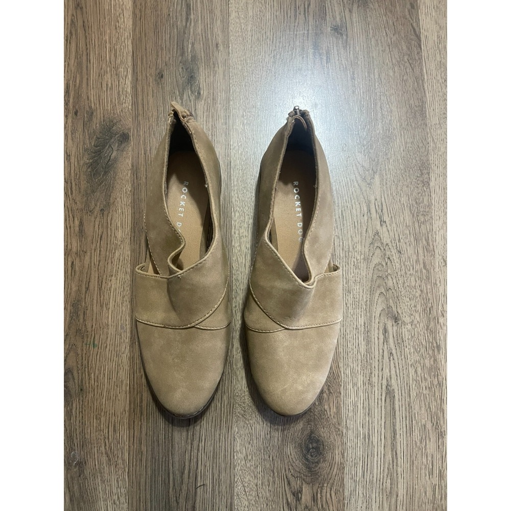 Rocket Dog Shoes, Women's Size 8, Brown Tan Cluster Crisscross Leather Boots